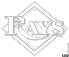 Logo de Tampa Bay Rays, equip de beisbol de la Lliga Americana División Este, San Petersburgo, Florida