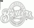 Logo de Milwaukee Brewers, equipo de béisbol en la División Central de la Liga Nacional, Milwaukee, Wisconsin