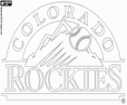 Logo de Colorado Rockies, equipo de beisbol en la Liga Nacional División Oeste, Denver, Colorado