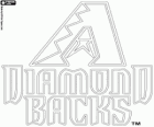 Logo Arizona Diamondbacks, equipo de beisbol profesional de la División Oeste de la Liga Nacional, Phoenix, Arizona