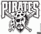 Logo de Pittsburgh Pirates, equipo de béisbol profesional con sede en Pittsburgh, Pensilvania. Liga Nacional División Central