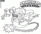 Skylander Ghost Roaster, criatura que come los fantasmas malos. Skylanders Muertos Vivientes