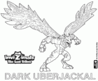 Dark Uberjackal. Invizimals Las Tribus Perdidas. Señor egipcio del fuego y la destrucción