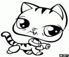 Littlest PetShop. Mascotas en la selva. Tigre Gato