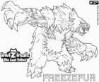 Freezefur, última evolución. Invizimals Las Tribus Perdidas. Una enorme bestia, violenta y fiera
