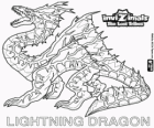 Lightning Dragon. Invizimals Las Tribus Perdidas. Este invizimal dragón domina el poder del rayo y el trueno
