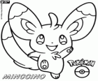Minccino, Pokémon normal, su evolución es Cinccino