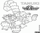 Tanuki, última evolución. Invizimals Las Tribus Perdidas. Poderoso Invizimal con gran confianza en sí mismo
