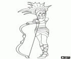 Princesa guerrera azteca