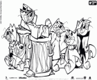 Don Gato y su pandilla. Top Cat y su pandilla. Los seis gatos son los protagonistas de la película de animación