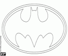 El famoso logo de Batman, el murciélago