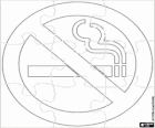 Rompecabezas de Señal de No fumar. Puzzle del Día Mundial Sin Tabaco, 31 de mayo