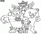 Miga, Quatchi, Sumi y Mukmuk. Mascotas de los Juegos Olímpicos de Invierno 2010 Vancouver