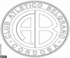 Logo del Club Atlético Belgrano. Club deportivo y equipo de fútbol argentino de la ciudad de Córdoba