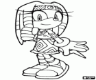 Tikal, la hija del jefe Pachacamac de la misma tribu que Knuckles