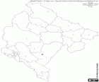 Mapa de la República de Montenegro. En la península balcánica limita con Bosnia y Herzegovina, Serbia, Albania, Croacia y Kosovo