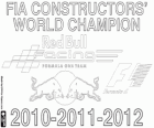 Red Bull Racing Tricampeón del Mundo de Constructores de la FIA 2010, 2011 y 2012