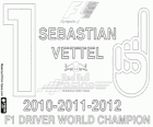 Sebastian Vettel, el piloto más joven tricampeón mundial de F1 2010, 2011 y 2012