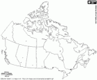 Mapa de Canadá. Capital: Ottawa. País de América del Norte situado entre los océanos Pacífico, Ártico y Atlántico. El segundo país más grande del mundo