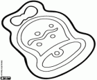 Galleta de Navidad como una campana