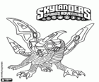Skylander Drobot, un dragón robot. Skylanders Tecno