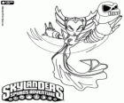 Skylander Hex, un elfo femenino oscuro. Skylanders Muertos Vivientes