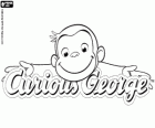 Logo original de Curious George en inglés, Jorge el curioso