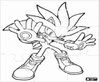 Rompecabezas de Silver the Hedgehog, el erizo que viene del futuro