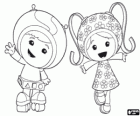 Milli y Geo, los mini superhéroes del Equipo Umizoomi