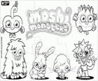 Puzzle con los monstruos de Moshi Monsters