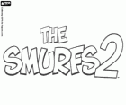 Logo de la película Los Pitufos 2, The Smurfs 2