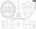 Olimpia Asunción vs Atlético Mineiro. Final Copa Libertadores 2013