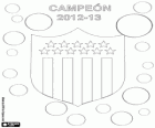 Peñarol de Montevideo, campeón de la primera división 2012-2013 de fútbol de Uruguay