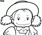 Mei Kusakabe, la niña de Mi vecino Totoro