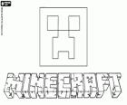 Logo de Minecraft con el rostro de un Creeper