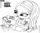 Venus McFlytrap, la hija de un monstruo planta. Monster High Baby