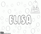 Elisa, nombre con varios posibles orígenes. Elisa, nombre de origen hebreo, su significado es Mi Dios es un juramento