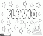 Flavio, nombre de origen latino. Su significado es rubio