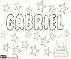Gabriel, nombre de origen hebreo. Su significado es El Mensajero de Dios