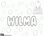 Wilma, nombre de origen germánico. Forma abreviada de Wilhelmina