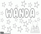 Wanda, nombre de origen eslavo. Su significado es de la tribu de los vándalos