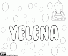 Yelena, nombre eslavo que corresponde al nombre de origen griego Helena