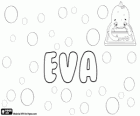 Eva, nombre de origen hebreo. Havva, su significado es Vida