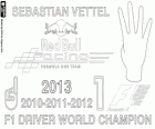 Sebastian Vettel, campeón del mundo de F1 2013, el cuarto título mundial consecutivo