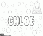 Chloe, nombre de origen griego. Nombre relacionado con la diosa griega Deméter, diosa de la cosecha
