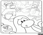 Fiesta de Halloween en el Club Penguin