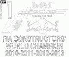Red Bull Racing, Campeón del Mundo de Constructores de la FIA 2013. Cuatro campeonatos consecutivos