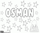 Osman, nombre de origen árabe, proviene de Uthman, Usman