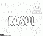 Rasul, nombre de origen árabe. Su significado es el mensajero