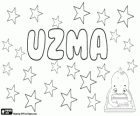 Uzma, nombre de origen árabe. Su significado es el más grande